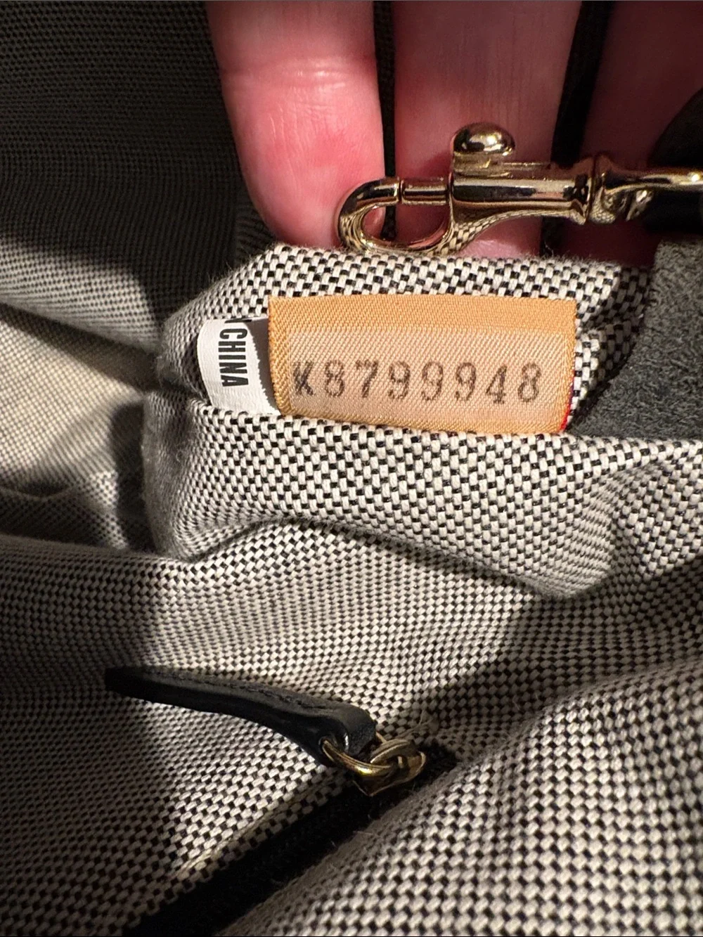 Dooney & Bourke Black Logo Hobo with Gold Hardware. Excellent condition!